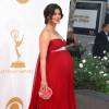 Morena Baccarin enceinte - 65eme ceremonie annuelle des "Emmy Awards" a Los Angeles, le 22 septembre 2013.