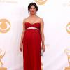 Morena Baccarin enceinte - 65eme ceremonie annuelle des "Emmy Awards" a Los Angeles, le 22 septembre 2013