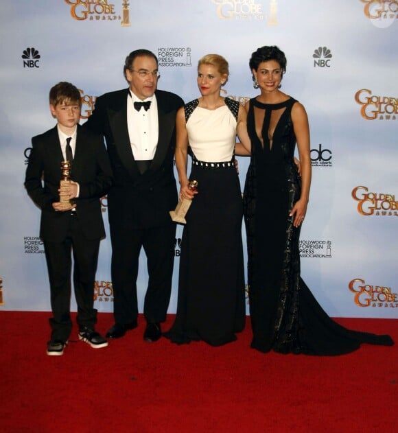 Jackson Pace, Mandy Patinkin, Claire Danes, Morena Baccarin - 69e cérémonie des Golden Globe Awards le 15 janvier 2012 à Beverly Hills