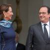 Ségolène Royal et François Hollande - Le couple royal espagnol est reçu au palais de l'Elysée pour un entretien avec le président de la république à Paris le 2 juin 2015, lors de leur visite officielle de 3 jours.