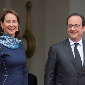 Ségolène Royal et François Hollande - Le couple royal espagnol est reçu au palais de l'Elysée pour un entretien avec le président de la république à Paris le 2 juin 2015, lors de leur visite officielle de 3 jours.