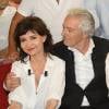 Evelyne Bouix et son mari Pierre Arditi - Enregistrement de l'émission "Vivement Dimanche" à Paris le 2 Septembre 2015 diffusée le 6 Septembre 2015