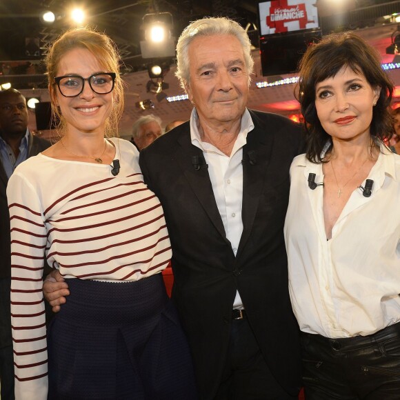 Audrey Dana, Pierre Arditi et sa femme Evelyne Bouix - Enregistrement de l'émission "Vivement Dimanche" à Paris le 2 Septembre 2015 diffusée le 6 Septembre 2015