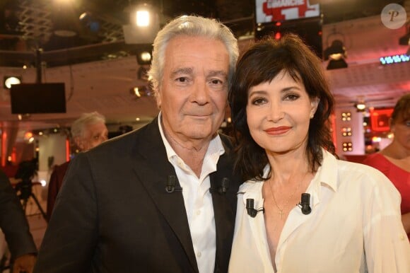 Pierre Arditi et sa femme Evelyne Bouix - Enregistrement de l'émission "Vivement Dimanche" à Paris le 2 Septembre 2015 diffusée le 6 Septembre 2015