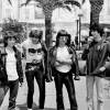 Le groupe Téléphone, composé de Jean-Louis Aubert, Louis Bertignac, Richard Kolika et Corine Marienneau, au Festival de Cannes en mai 1980.