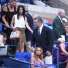 Alec Baldwin et son épouse Hilaria à l'USTA Billie Jean King National Tennis Center de Flushing Meadows à New York, le 31 août 2015