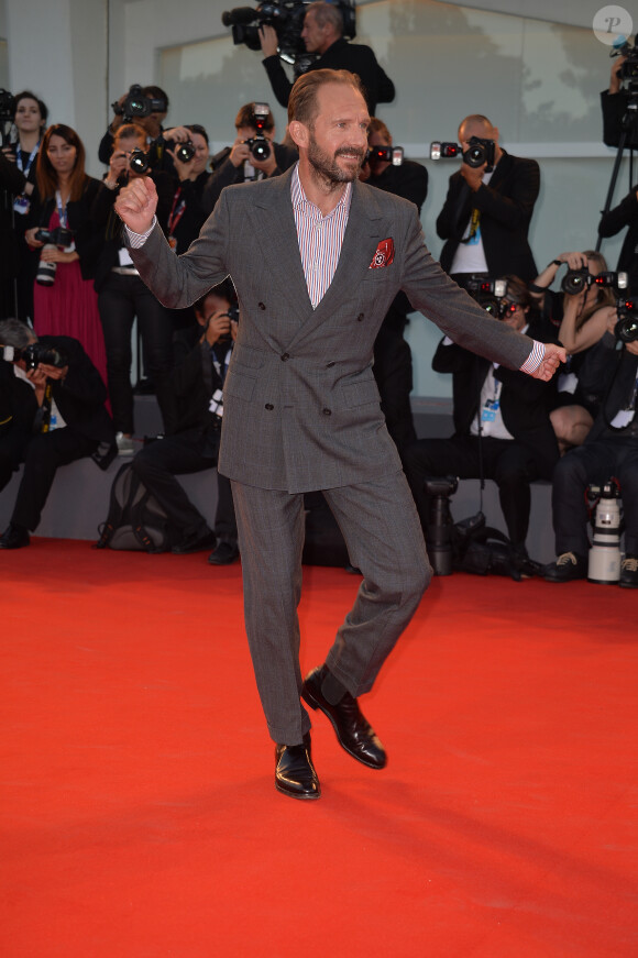 Ralph Fiennes - Tapis rouge du film "A Bigger Splash" lors du 72e festival du film de Venise (la Mostra), le 6 septembre 2015.