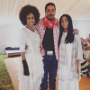 Les invités déguisés au mariage de Gabrielle Anwar et Shareef Malnik / photo postée sur Instagram.