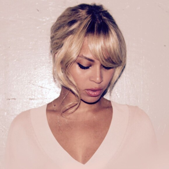 Beyoncé, coiffée d'une frange. Photo publiée le 3 septembre 2015.