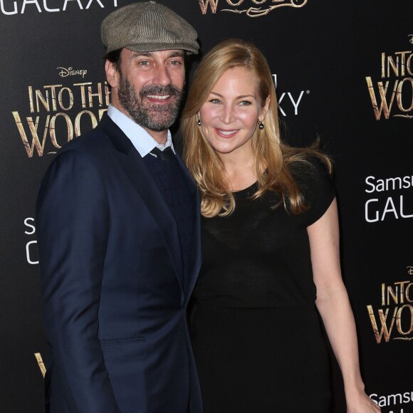 Jon Hamm, Jennifer Westfeldt à la première de "Into The Woods" à New York, le 8 décembre 2014
