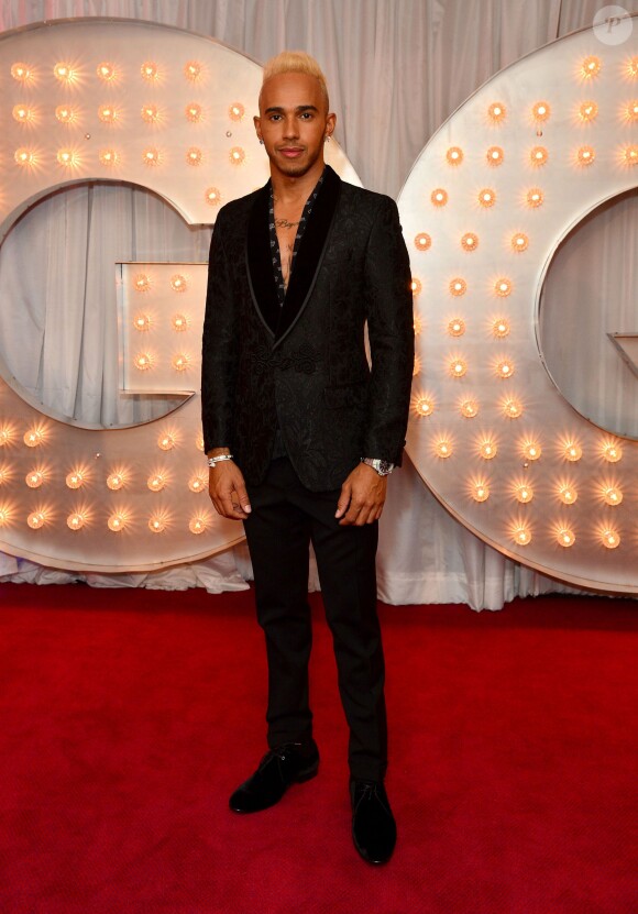 Lewis Hamilton aux GQ Men of the Year Awards 2015 à la Royal Opera House. Londres le 8 septembre 2015.
