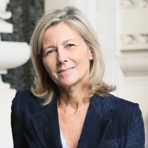 Claire Chazal - Arrivées au défilé de mode "Carven", collection prêt-à-porter printemps-été 2015, à Paris. Le 25 septembre 2014.