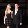 David Walliams et Lara Stone - Soirée d'anniversaire de Mario Testino sur le thème de "Gatsby le Magnifique" à Londres le 29 octobre 2014.