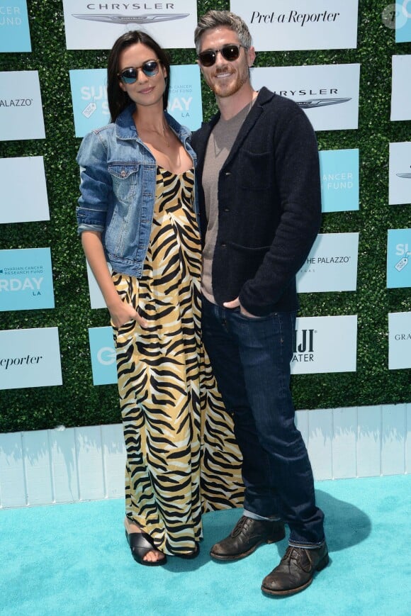 Dave Annable et sa femme Odette Annable, enceinte à la journée « OCRF's 2nd Annual Super Saturday LA » à Santa Monica, le 16 mai 2015