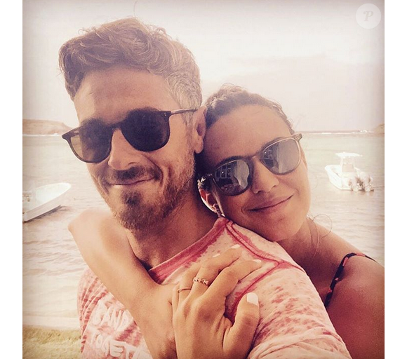 Dave Annable et sa femme Odette en vacances / photo postée sur le compte Instagram de l'acteur.