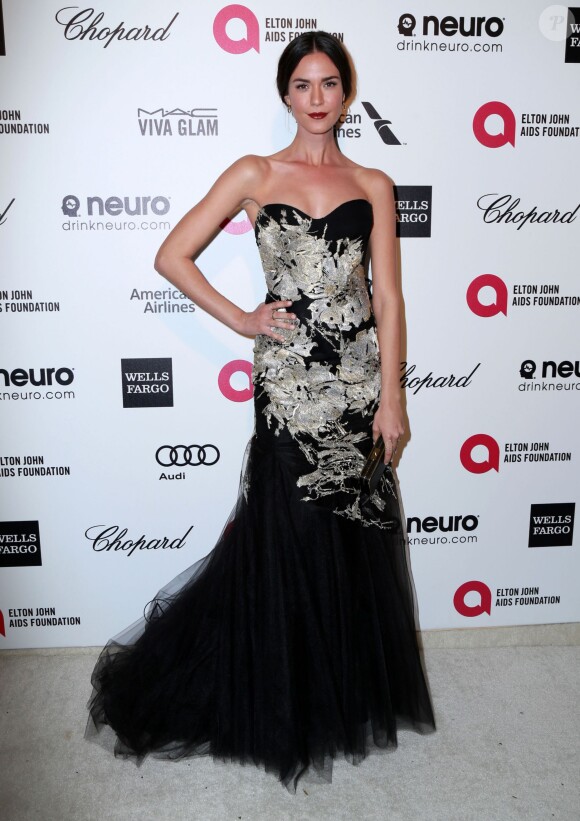 Odette Annable - Soirée "Elton John AIDS Foundation Oscar Party" 2015 à West Hollywood, le 22 février 2015.