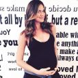Odette Annable enceinte de son premier enfant / photo postée sur le compte Instagram de l'actrice.