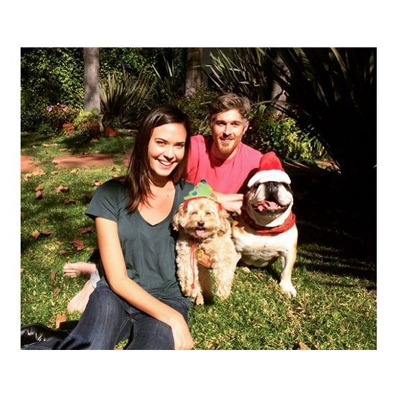 Odette et Dave Annable / photo postée sur le compte Instagram de l'actrice.