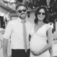 Dave et sa femme Odette (enceinte) Annable / photo postée sur le compte Instagram de l'actrice.