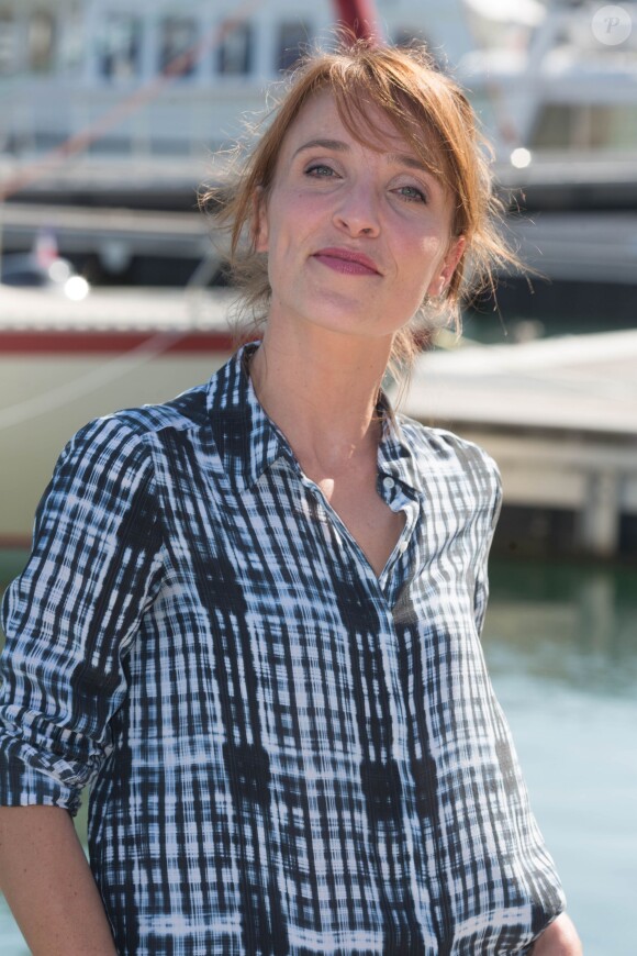 Alix Poisson, au 17e festival de fiction TV de La Rochelle, le 10 septembre 2015.
