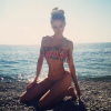 Valeria Lukyanova toute fine à la plage / photo postée sur Instagram.