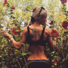 Valeria Lukyanova dévoile son tatouage dans le dos / photo postée sur Instagram.
