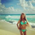 Valeria Lukyanova à la plage / photo postée sur Instagram.