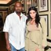 Kanye West et Kim Kardashian assistent au dîner de lancement de ED by Ellen chez Bergdorf Goodman au BG Restaurant. New York, le 10 septembre 2015.
