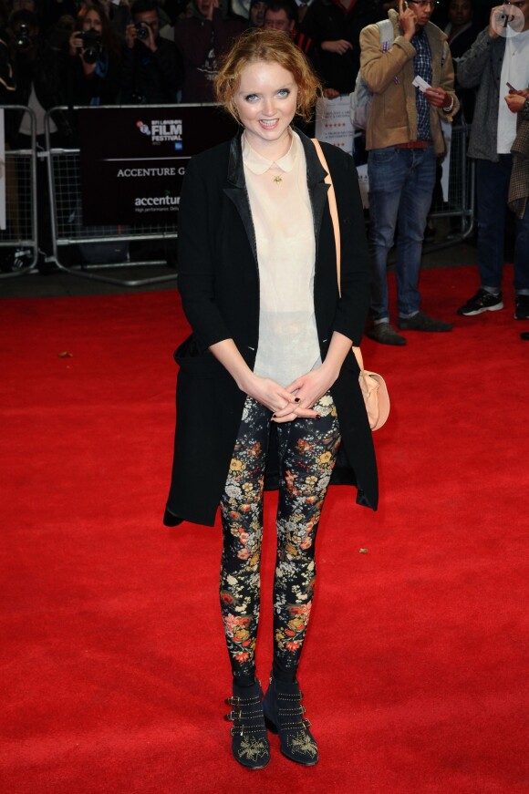 Lily Cole à Londres. Octobre 2013.