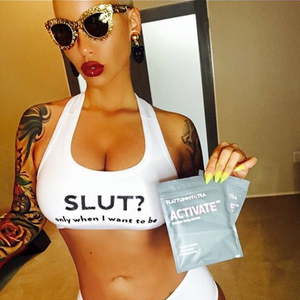 Amber Rose pose en sous-vêtements / photo postée sur le compte Instagram d'Amber Rose.