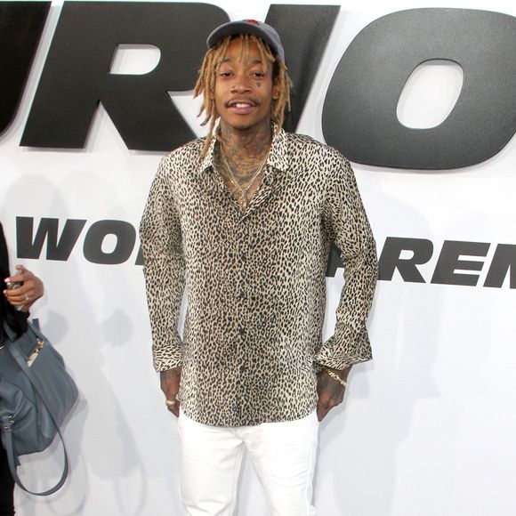 Wiz Khalifa - Avant-première du film "Fast and Furious 7" à Hollywood, le 1er avril 2015.