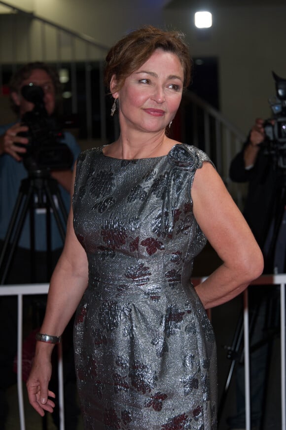 Catherine Frot - Tapis rouge du film "Marguerite" lors du 72e festival du film de Venise (la Mostra), le 5 septembre 2015