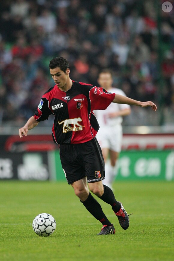 Yoann Gourcuff avec Rennes à Eindhoven, le 10 mai 2006.