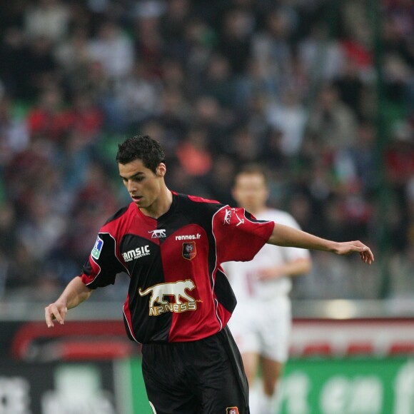 Yoann Gourcuff avec Rennes à Eindhoven, le 10 mai 2006.