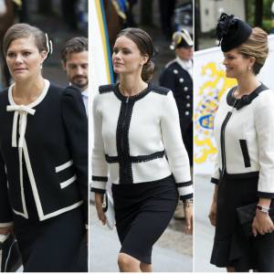 La princesse Victoria de Suède a eu du mal à rester éveillée, le 15 septembre 2015 lors de l'ouverture cérémonielle du Parlement suédois (Riksdag). Les princesses Madeleine et Sofia s'y sont distinguées par leurs looks jumeaux !