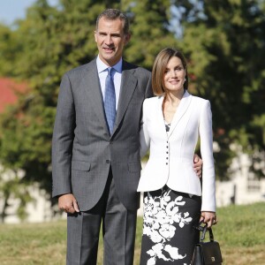 Le roi Felipe VI et la reine Letizia d'Espagne ont débuté leur visite officielle aux Etats-Unis, le 15 septembre 2015, à Mount Vernon, ancienne résidence et lieu de sépulture du premier président des Etats-Unis, George Washington.