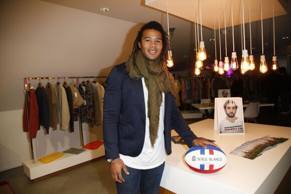 Exclusif - Teddy Thomas du Racing 92 - Soirée de lancement de la collection Cocotte de Serge Blanco au showroom Serge Blanco à Paris, le 16 septembre 2015.