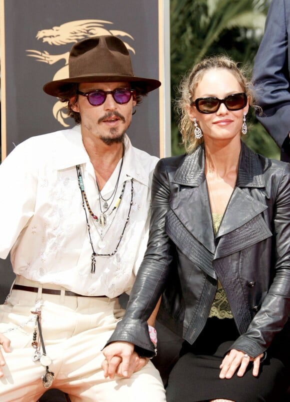 Johnny Depp et Vanessa Paradis à Los Angeles le 16 septembre 2005.