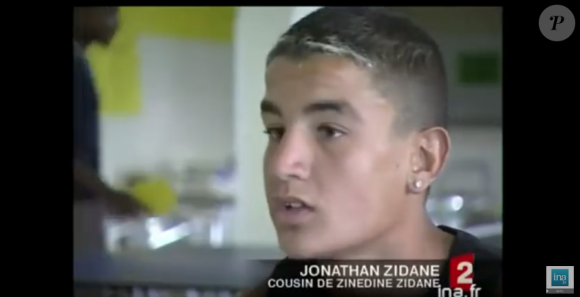 Jonathan, candidat de Secret Story 9 et cousin du footballeur Zinédine Zidane dans le JT de France 2, le 12 août 2004.