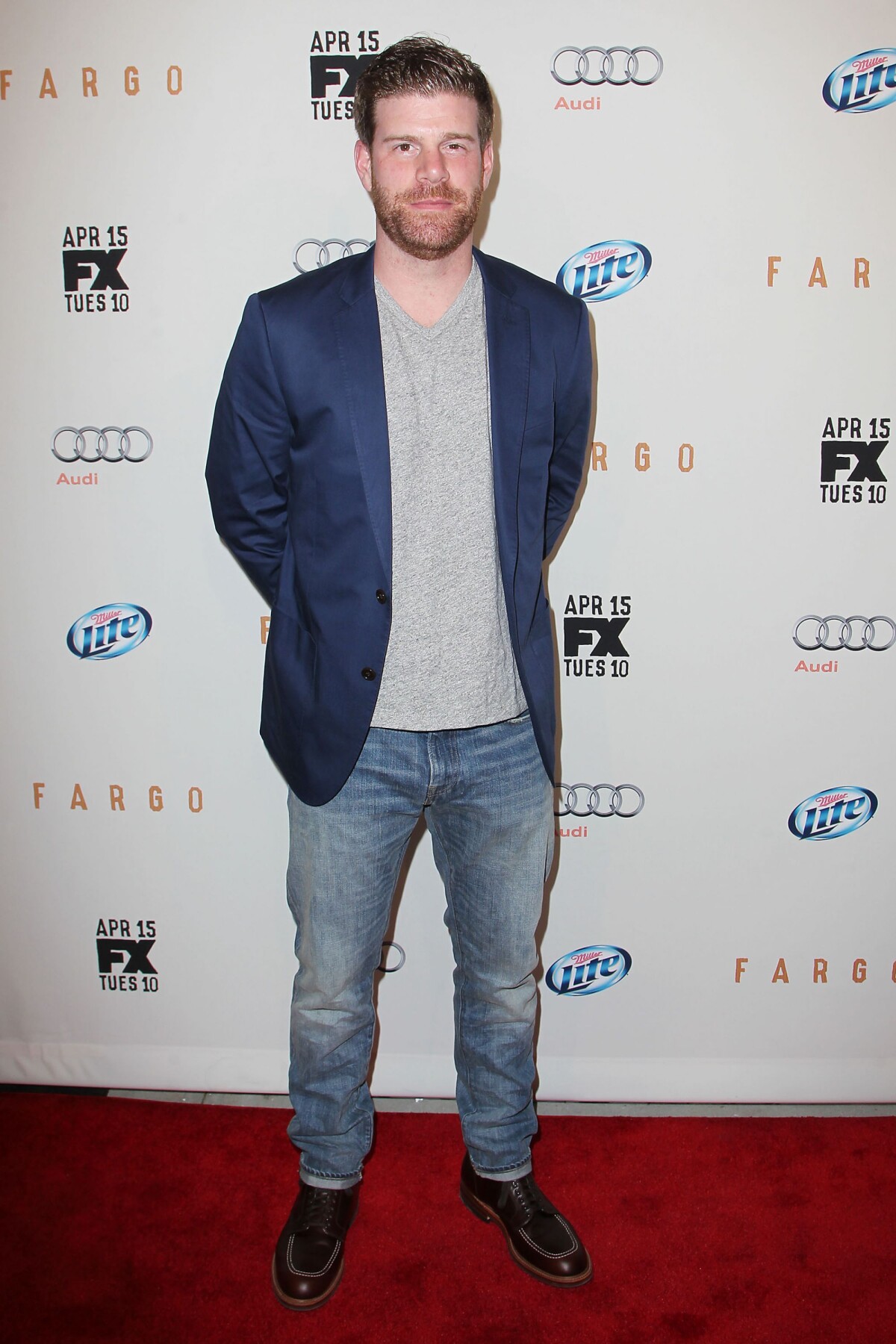 Stephen Ranni Photo : Stephen Rannazzisi à New York le 9 avril 2014. - Ode (Purepeople)