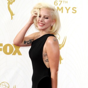 Lady Gaga à la 67e cérémonie des Emmy's Awards, le 20 septembre 2015 à Los Angeles