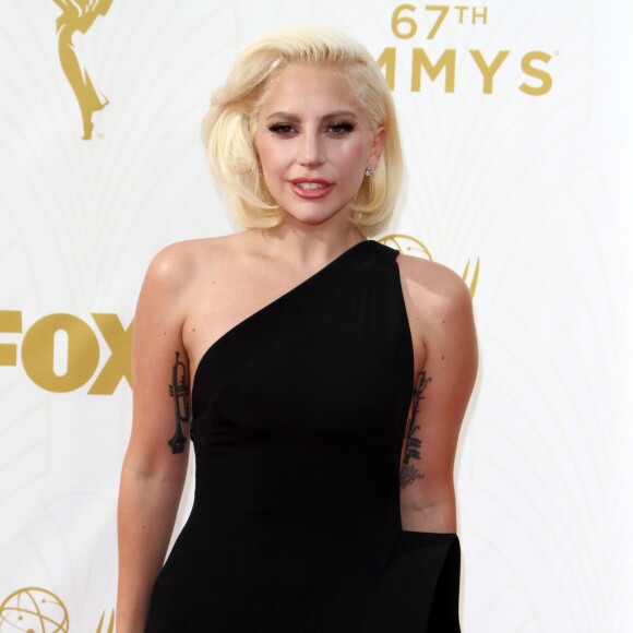 Lady Gaga à la 67e cérémonie des Emmy's Awards, le 20 septembre 2015 à Los Angeles