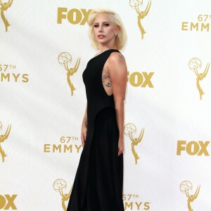 Lady Gaga à la 67e cérémonie des Emmy's Awards, le 20 septembre 2015 à Los Angeles