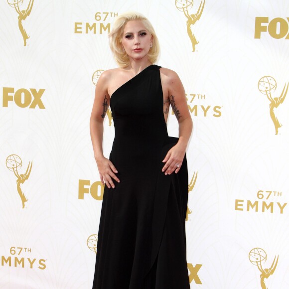 Lady Gaga à la 67e cérémonie des Emmy's Awards, le 20 septembre 2015 à Los Angeles