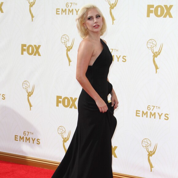 Lady Gaga à la 67e cérémonie des Emmy's Awards, le 20 septembre 2015 à Los Angeles