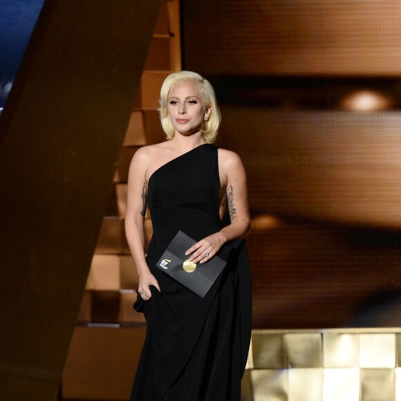 Lady Gaga à la 67e cérémonie des Emmy's Awards, le 20 septembre 2015 à Los Angeles