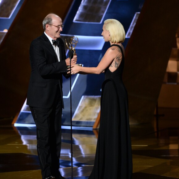 Lady Gaga à la 67e cérémonie des Emmy's Awards, le 20 septembre 2015 à Los Angeles