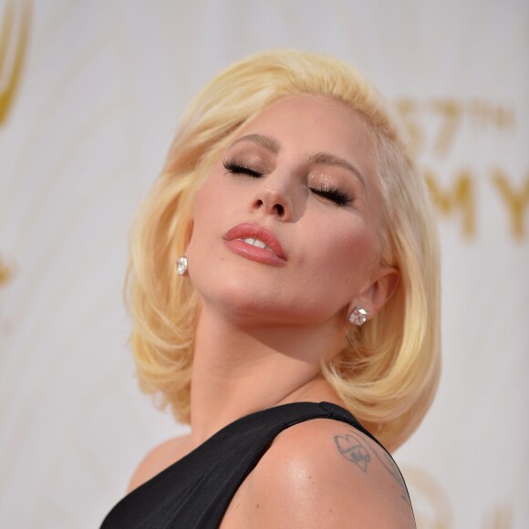 Lady Gaga à la 67e cérémonie des Emmy's Awards, le 20 septembre 2015 à Los Angeles