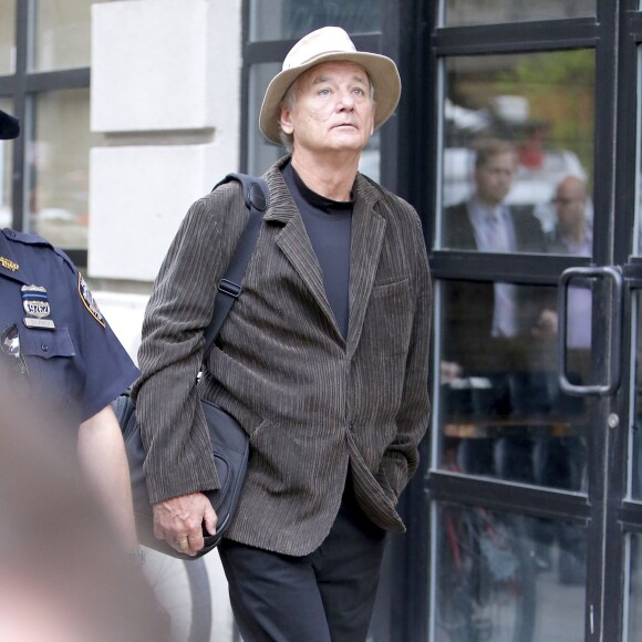 Bill Murray - Dernier "David Letterman show" à New York le 20 mai 2015.