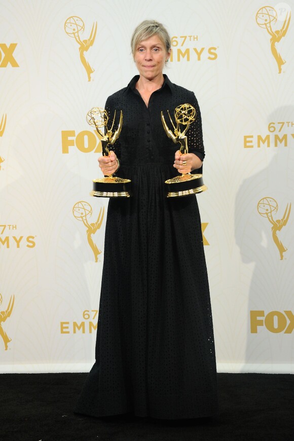 Frances McDormand à la 67e cérémonie des Emmy Awards à Los Angeles, le 20 septembre 2015